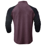 Camisa de algodão com gola subida