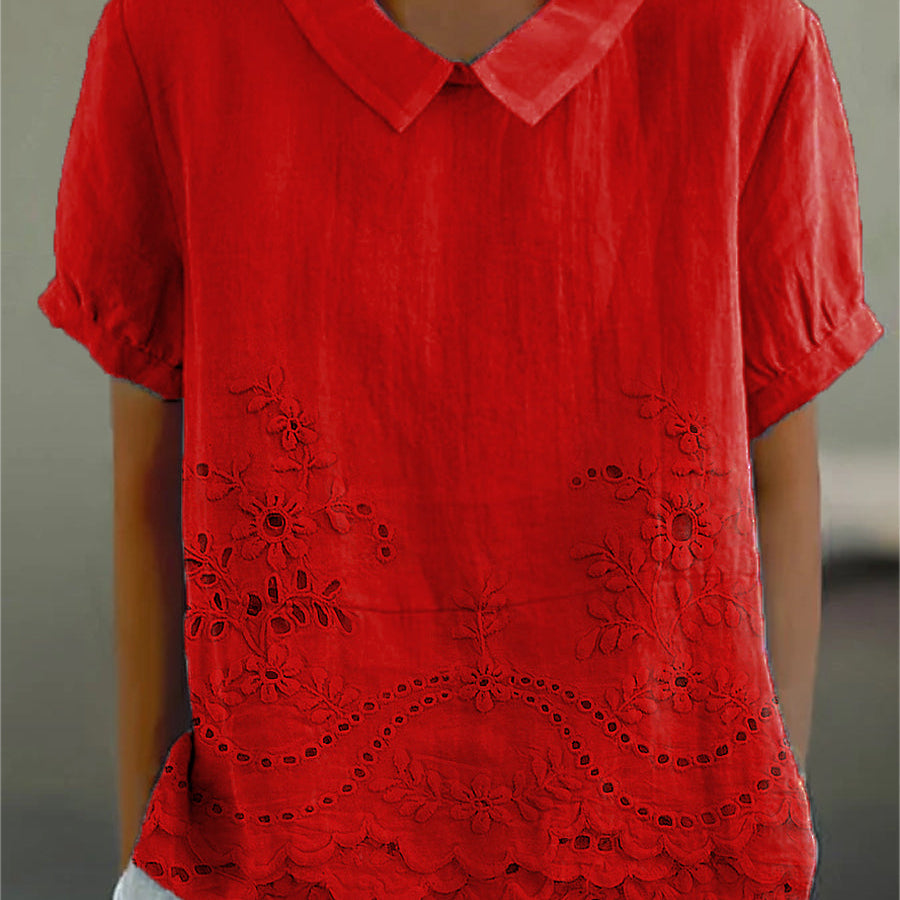 Liliana - Camisa Bordada Floral