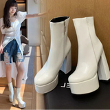 Carina - Botas com plataforma super alta com charme e confiança
